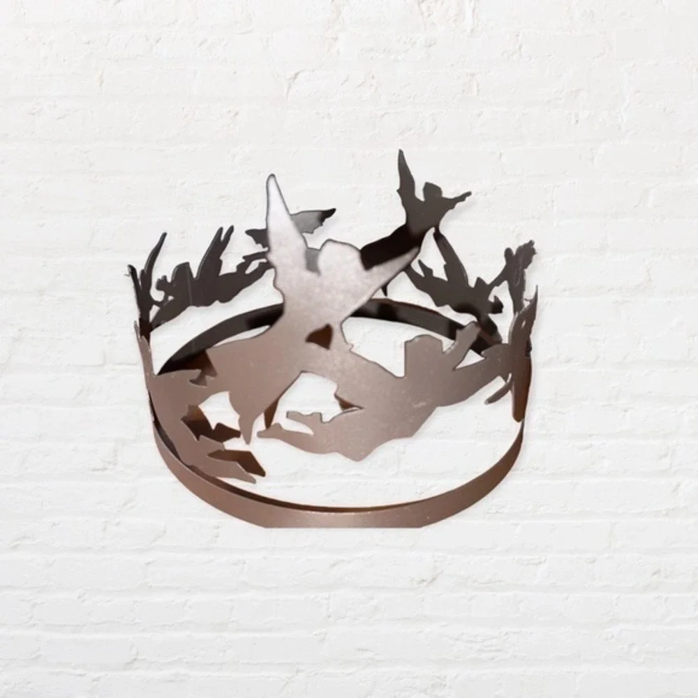 Christmas Large Die Cut Candle Sleeve Holders‎ Wisemen Angels